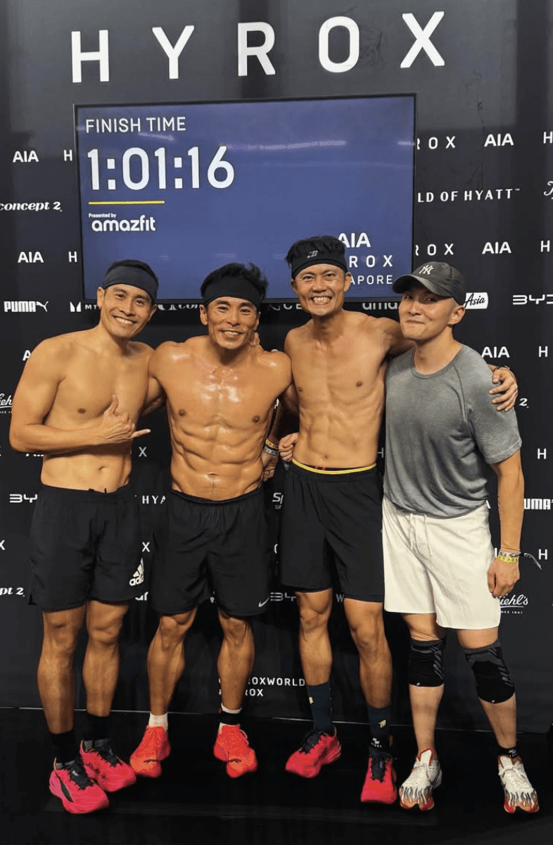 GRITYARD athletes celebrating official HYROX podium finishes