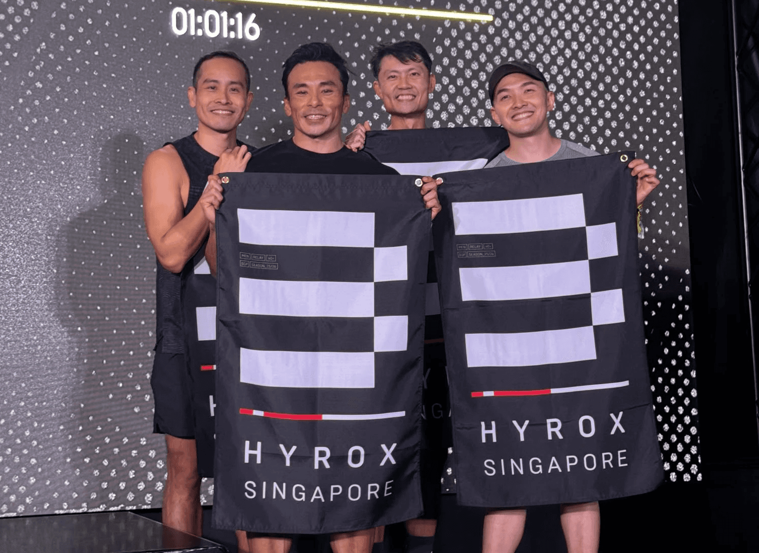 Head Coach Lim Yao Xiang and the GRITYARD coaching team at HYROX Singapore