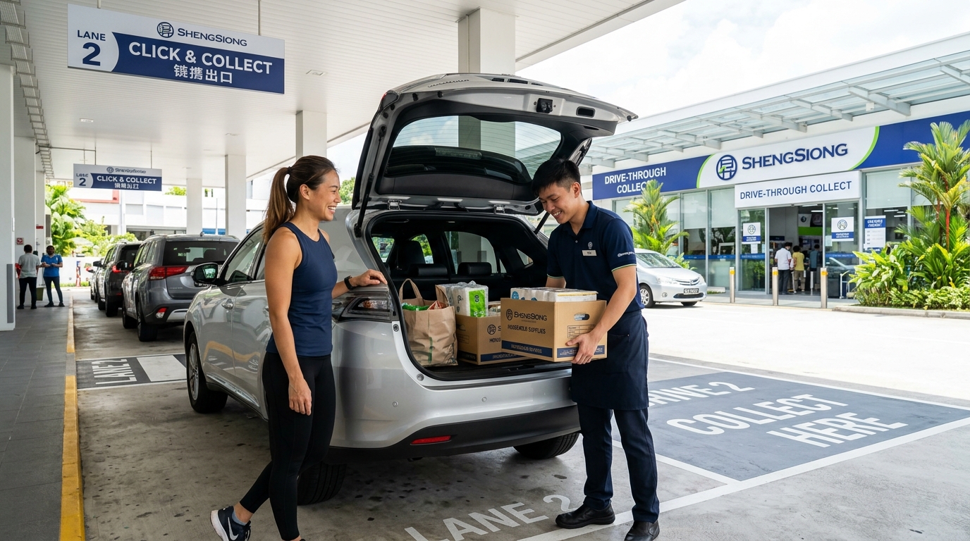 Modern Retail Click and Collect Trunk Drop