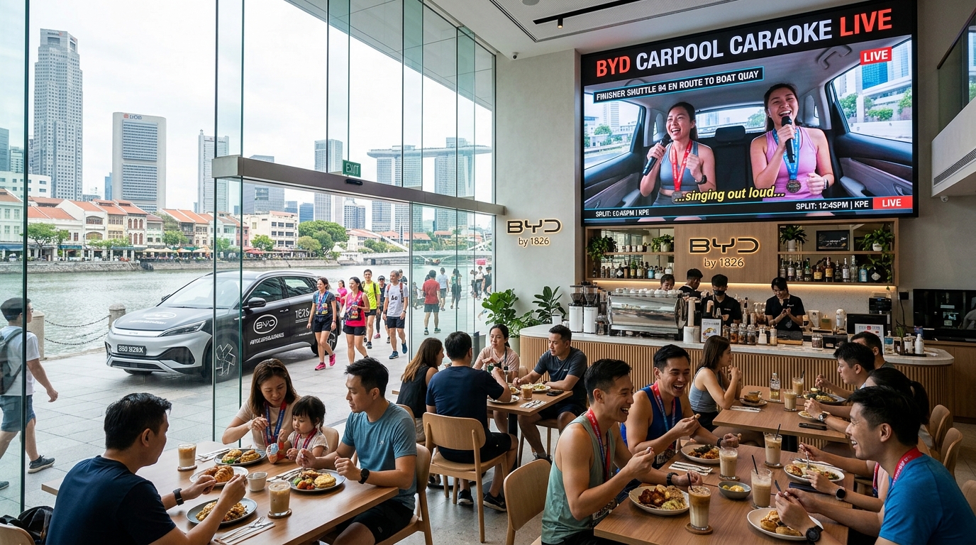 BYD Carpool Caraoke Live Stream at BYD by 1826 Cafe