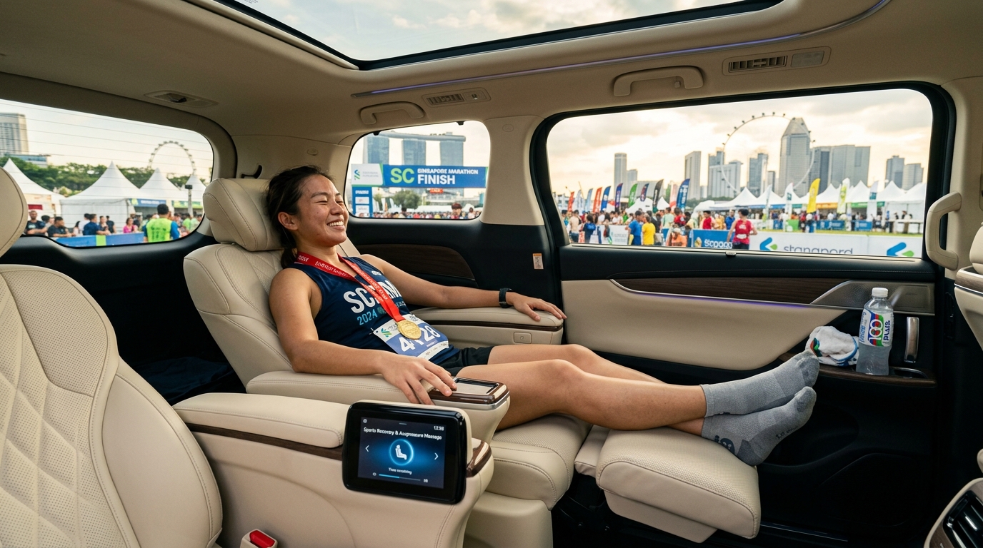 BYD DENZA D9 VIP In-Cabin Massage Recovery