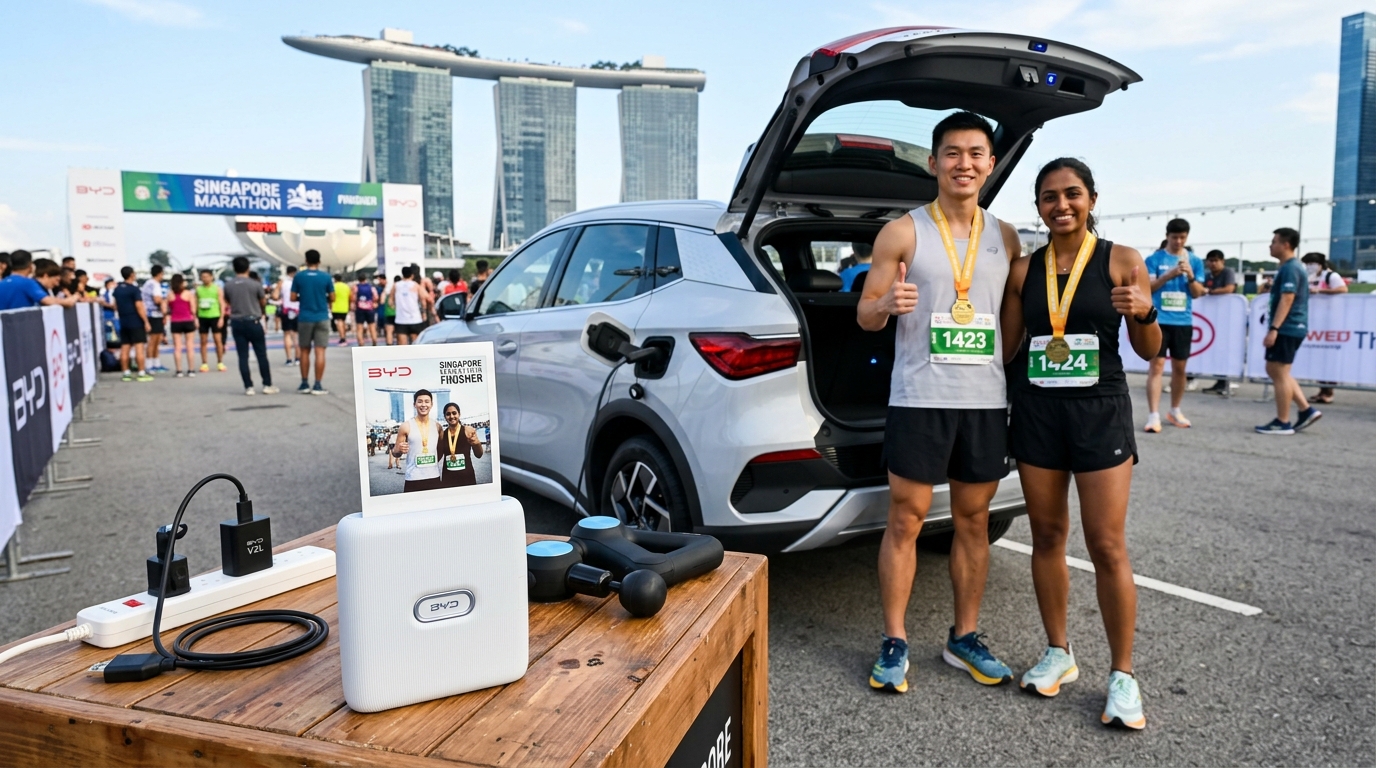 BYD Tailgate V2L Mobile Photobooth and Reverse Charging Station
