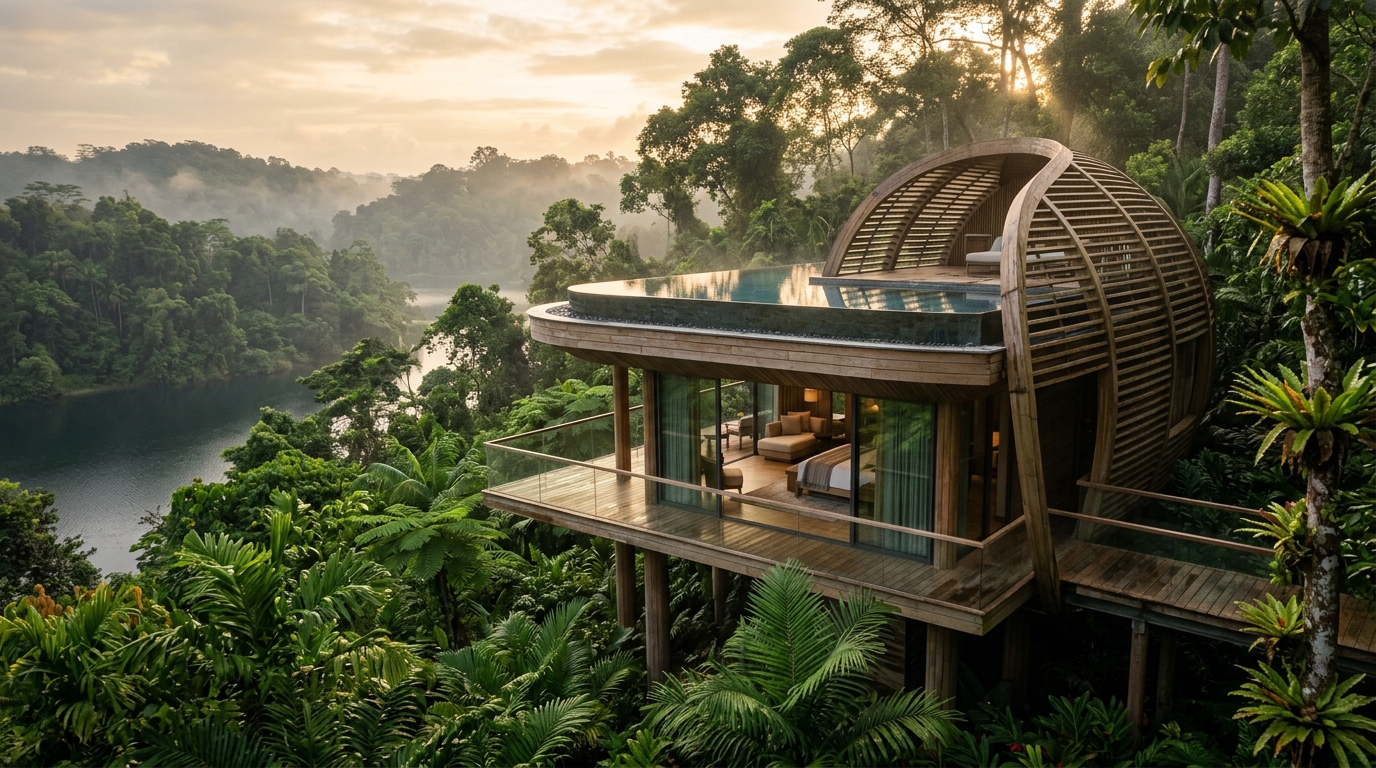 Mandai Rainforest Resort by Banyan Tree Exterior and Canopy Waters