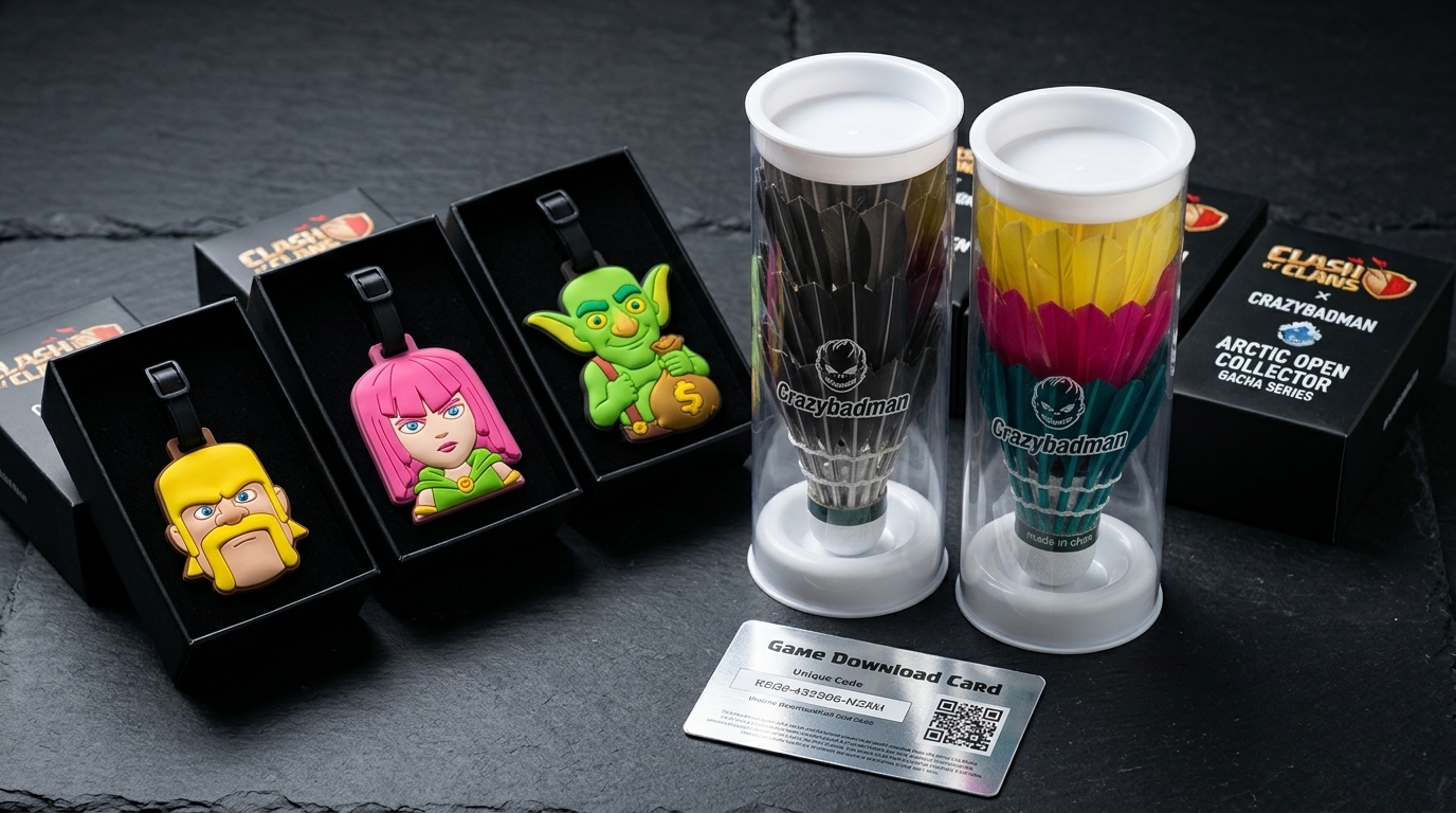 Clash of Clans x Crazybadman Arctic Open Collector Gacha Series Unboxing Display