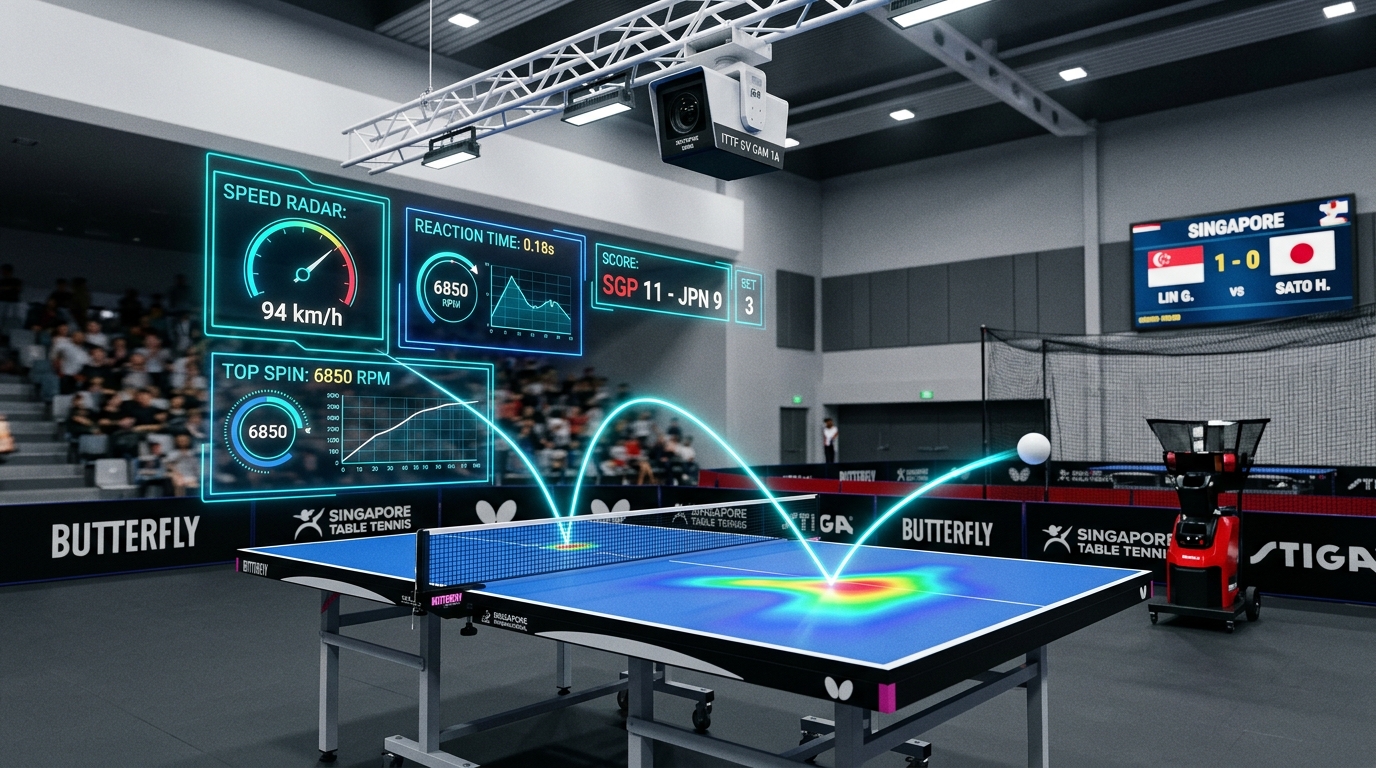 Singapore Table Tennis 2026 AI Optical Telemetry & High-Tech Arena